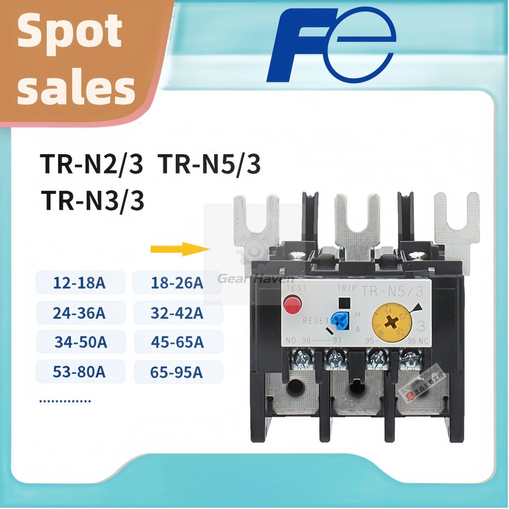 รีเลย์โอเวอร์โหลดความร้อนของ Fuji TR-N2/3 TR-N3/3 TR-N5/3 กระแสเป็นตัวเลือก