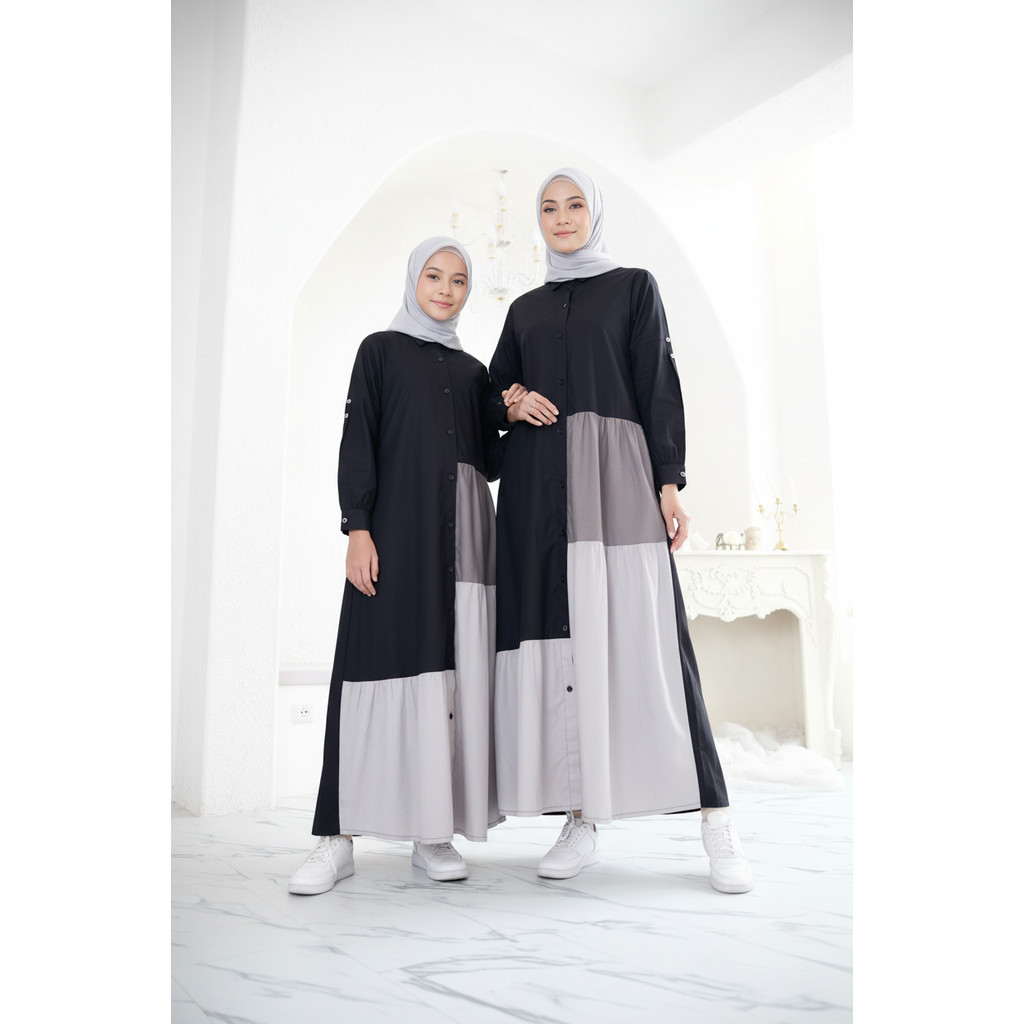 Lunango Official - LG 865 Adult Couple Dress & LGA 884 Childrens Dress, Modern, Elegant, Casual, Dai