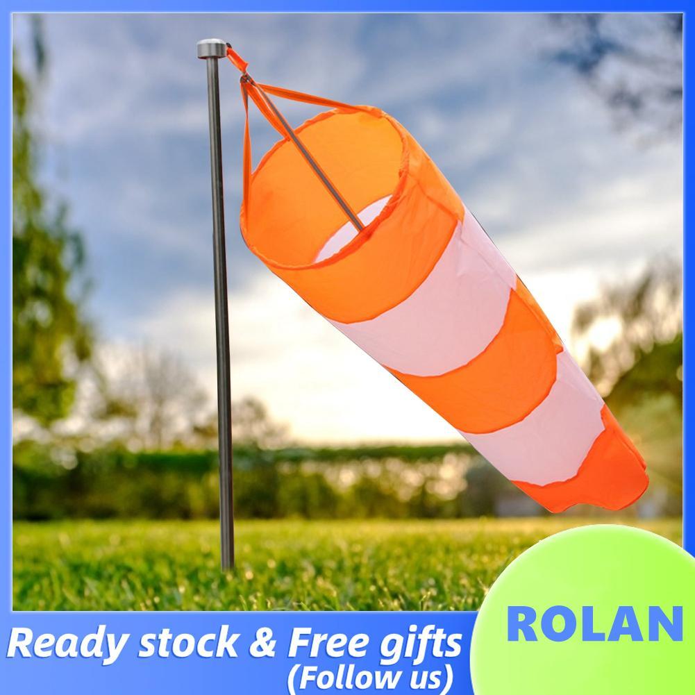 Rolan Rolan Mumusuki Airport Windsock ไนลอนกลางแจ้งถุงเท้าวัดลมพร้อมเข็มขัดสะท้อนแสงสำหรับกลางแจ้ง F