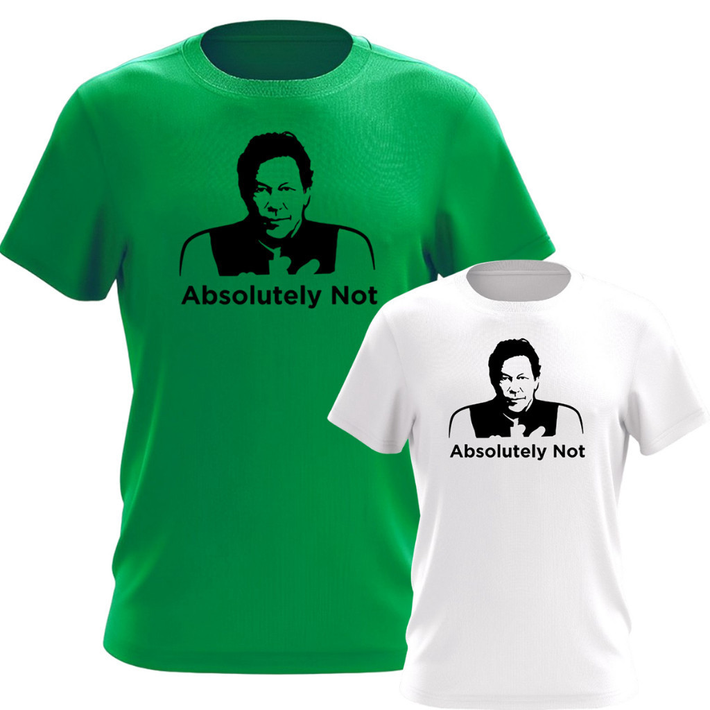 ใหม่เสื้อยืด Imran Khan Absolutely Not T-Shirt การออกแบบยอดนิยม