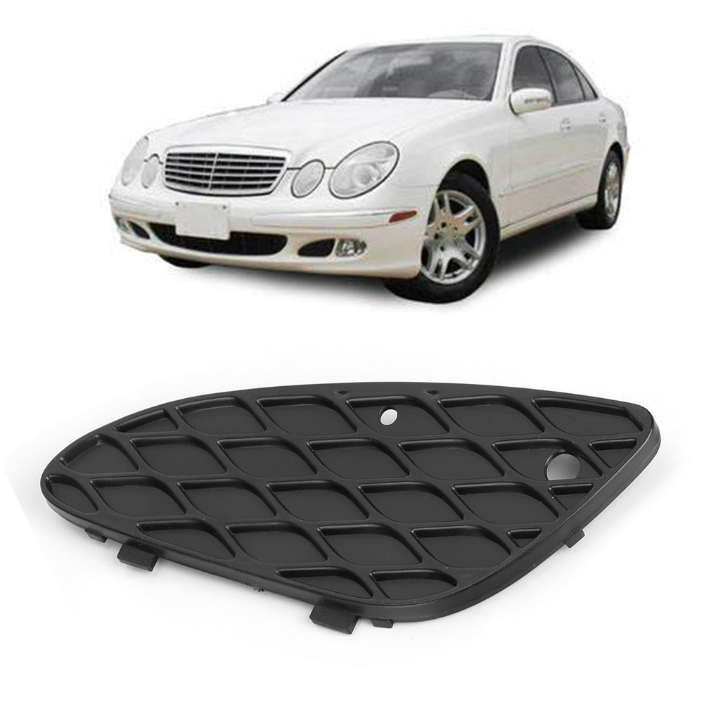 Mingxiu PA66-GF30 ฝาครอบกันชนหน้าตาข่าย Grille Fit สําหรับ -Benz E-Class W211 E320 E3 OE: 2118850353