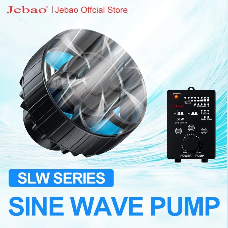 Jebao SLW Series Aquarium ปั๊มน้ํากรอง Fountain ปั๊ม SLW-3 Mini ปั๊ม 12V 5W สําหรับถังปลาสวน Aquariu