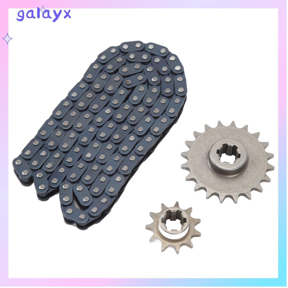 ชุดโซ่ไดรฟ์ GALAYX, T8F 116 ลิงค์ 20T 11T เกียร์ชุดโซ่เฟือง, ทนทาน Heavy Duty Steel Go Kart Drive ชุ