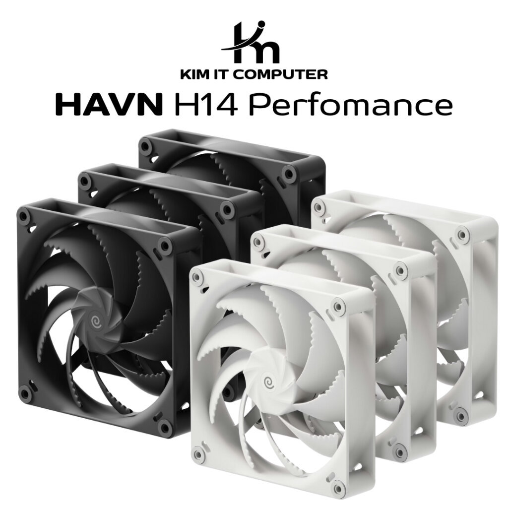 HAVN H14 Triple Pack 3x140mm 85.18 CFM Performance Fans
