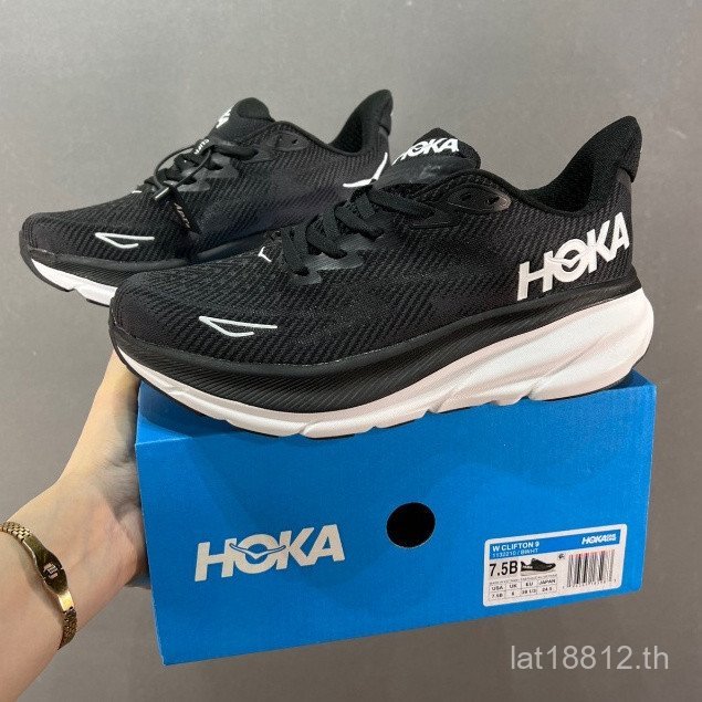 รองเท้าต่างประเทศราคาถูก H-0-KA Clifton 9 รองเท้ากีฬาผู้ชายและผู้หญิง H-0-KA Bondi 8 รองเท้าวิ่ง 112