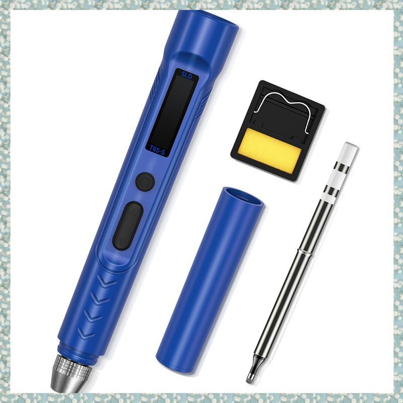 [h5bl3j6wj.ph] ชุดหัวแร้งบัดกรีสําหรับอิเล็กทรอนิกส์พร้อมปากกาบัดกรี DC/PD, 150°ซี-450°C Fast Heatin