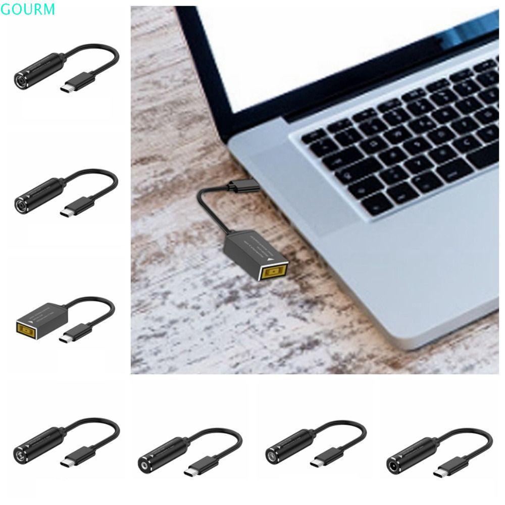 GOURM Type-C To DC Jack สายชาร์จ, 5/9/20V PD 65W DC To Type-C สายชาร์จ, Slim Design PD Output Transf