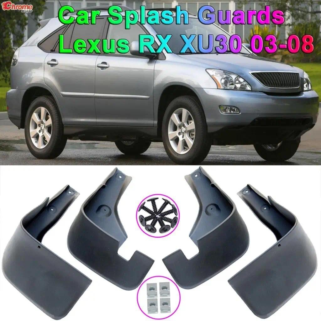 ชุด Mudguards สําหรับ Lexus Harrier RX300/330/350/400 H XU30 ด้านหน้าด้านหลัง Fender Mud Flaps Splas