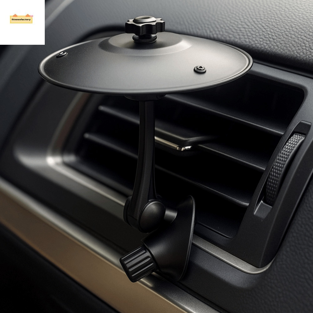 FITNESSFACTORY กลองช่องระบายอากาศในรถยนต์, Clip-Type Colliding Cymbals Mini Drum Cymbals, Crash Cymb