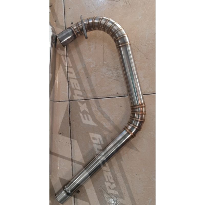 Mx Header ไอเสียคอ Kawasaki w175 Benelli 152 Japstyape steinles