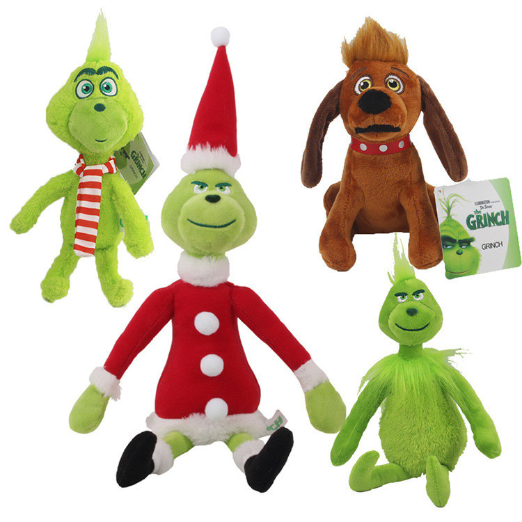 Grinch grinch Christmas Green Monster Plush Toy ตุ๊กตาสีเขียว ตุ๊กตาตุ๊กตา น่ารักสุดๆ