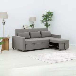 HomeHuk โซฟาเบดผ้า 3 ที่นั่ง รุ่นโดมิเก้