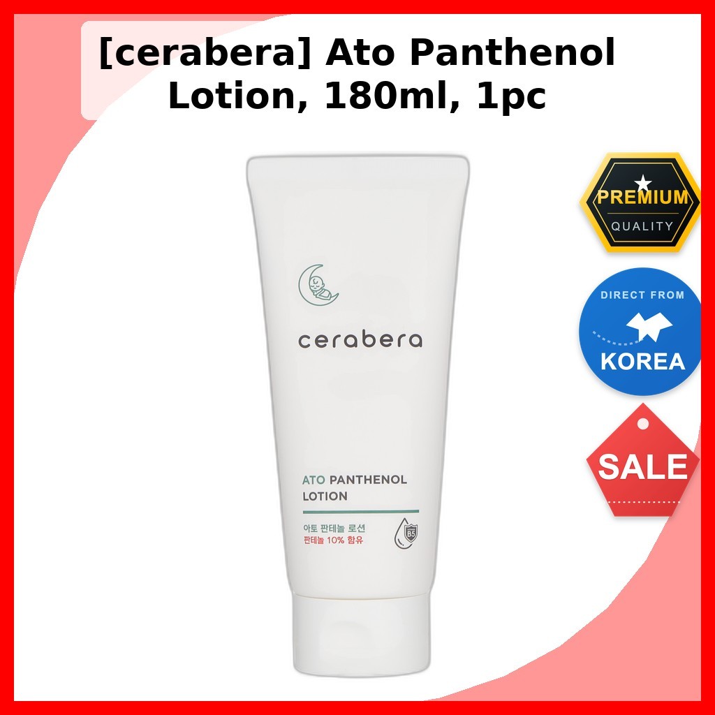 [cerabera] Ato Panthhenol Lotion, 180ml, 1pc / Korean Ato Lotion / Lightweight Moisturizer by BeauTi