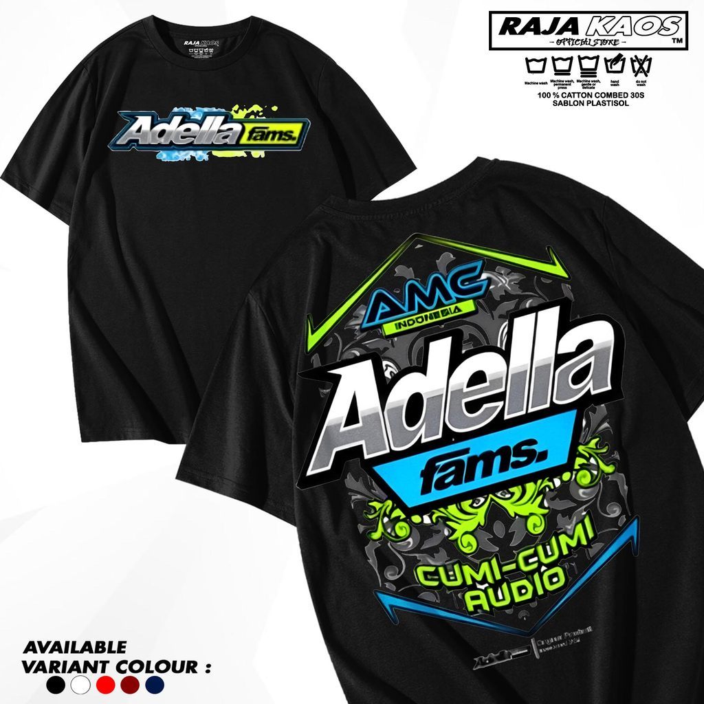 เสื้อยืด Baju Kaos เสื้อยืดคอกลม Adella Music Community Kaos Terbaik Adella Musik MetalStreet
