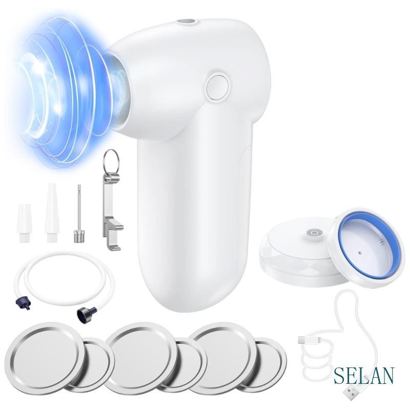 SEL Electric Mason Jar เครื่องซีลสูญญากาศชุดปากกว้างปกติแบบพกพา Mason Jar Sealer สําหรับสูญญากาศ Sav