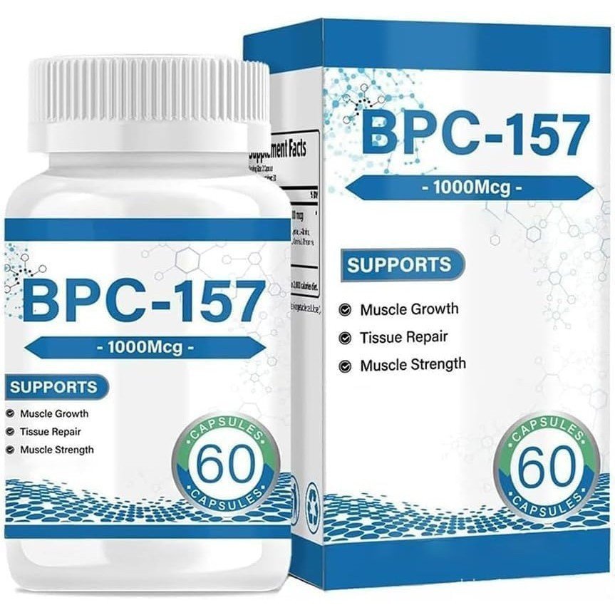 BPC 157 Pro BPC-157 ใหม่ Professional Peptide Capsules ปราศจากกลูเตน 1000 ไมโครกรัม (60 แคปซูล) SK38