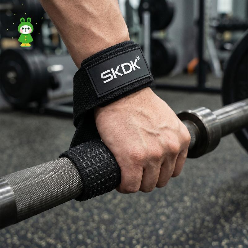 สายรัดข้อมือยกน้ําหนัก, ผ้าพันข้อมือเบาะกันลื่นสําหรับ Deadlifts, Powerlifting & Gym Training