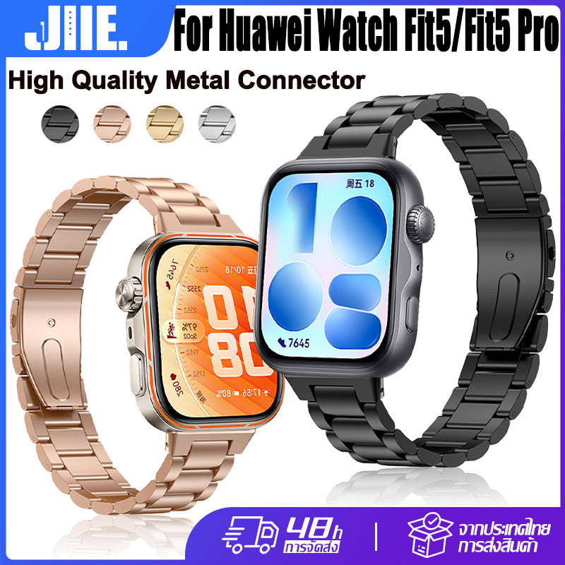 สำหรับ Huawei Watch Fit5 Pro/Fit5 สายโลหะแม่เหล็ก Huawei Watch Fit5 Pro/Fit5 แถบโลหะสแตนเลส Huawei Watch Fit5 Pro/5 สาย