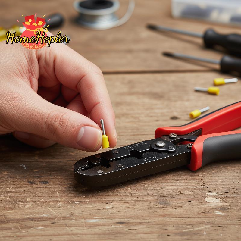 HomeHepler Ultimate 1000 ชิ้น Tubular Crimp Terminals E0508 E7508 สําหรับการเชื่อมต่อลวดที่ปลอดภัยให