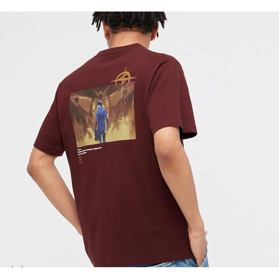 2026 เสื้อยืดลายกันดั้ม联名ใหม่ แขนสั้น ผ้าฝ้ายแท้ พร้อมสต็อก สําหรับผู้ชาย/ผู้หญิง/คู่รัก