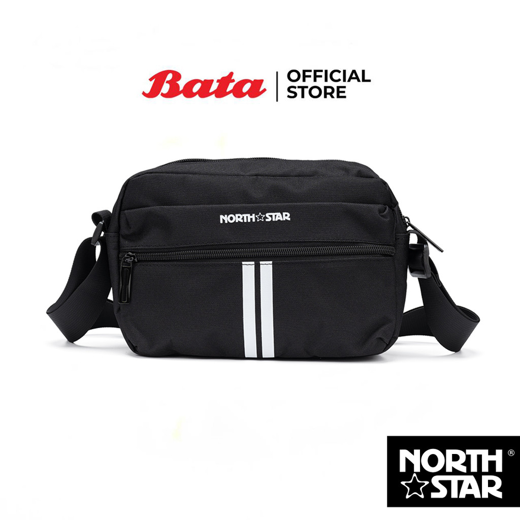 Bata บาจา กระเป๋าสะพายข้าง มีสาย Cross body สำหรับผู้ชาย รุ่น FRANKIE สีน้ำเงิน 9259017 สีดำ 9256017