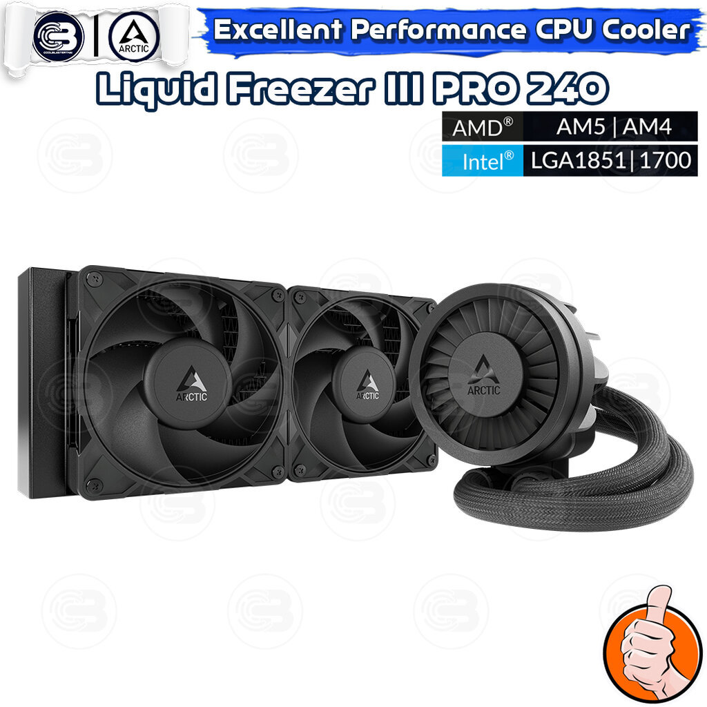 [CoolBlasterThai] ARCTIC LIQUID FREEZER III Pro 360 All-In-One CPU Water Cooler (LGA1851/1700/AM5/AM4)