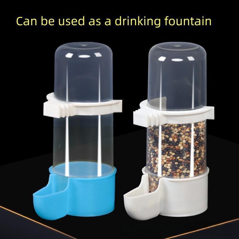 [ceight] 2/4/8/12 ชิ้นกรงอัตโนมัติแขวนนกแก้ว Feeder ตู้กดน้ํา 240ML Bird Feeder สําหรับขนาดกลางขนาดเล็กนกกรงสัตว์เลี้ยงอุปกรณ์เสริม TH