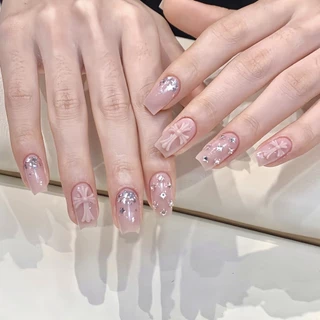 12 ตาราง Cross Star อุปกรณ์ทําเล็บ Influencer ร้อนขายเรซิ่นสามมิตินูน Pure Desire Nude สีชมพูตกแต่งเล็บ