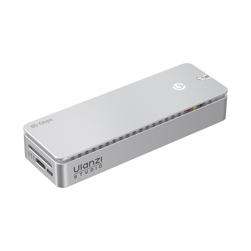 Ulanzi กล่อง SSD M.2 NVMe DT580 Thunderbolt 5 ความเร็ว 80Gbps พัดลมระบายความร้อนในตัว รองรับ 8TB