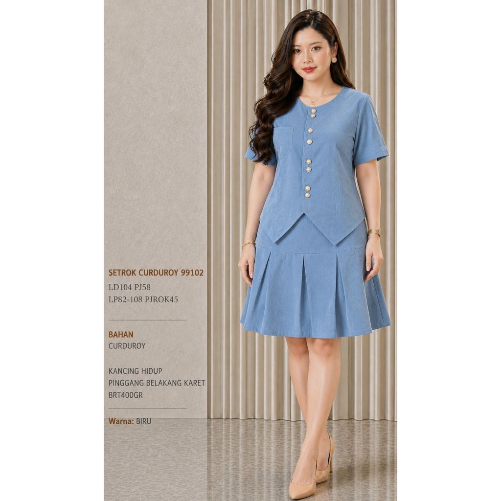 CURDUROY SKIRT SET 99102 400GRAM IMPORTED CLOTHES