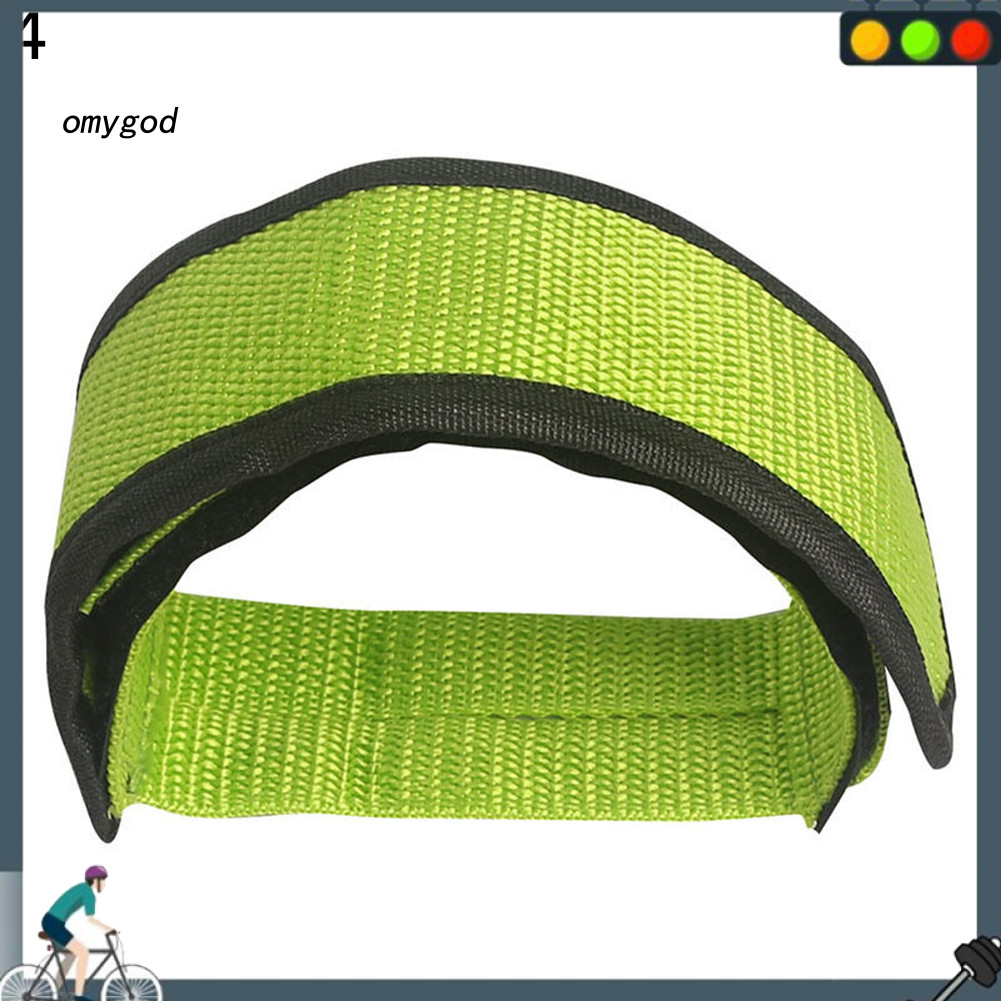 OMG 1 PC Fixed Gear Fixie จักรยาน Anti-slip กาวคู่เหยียบสายรัด Toe Clip Belt