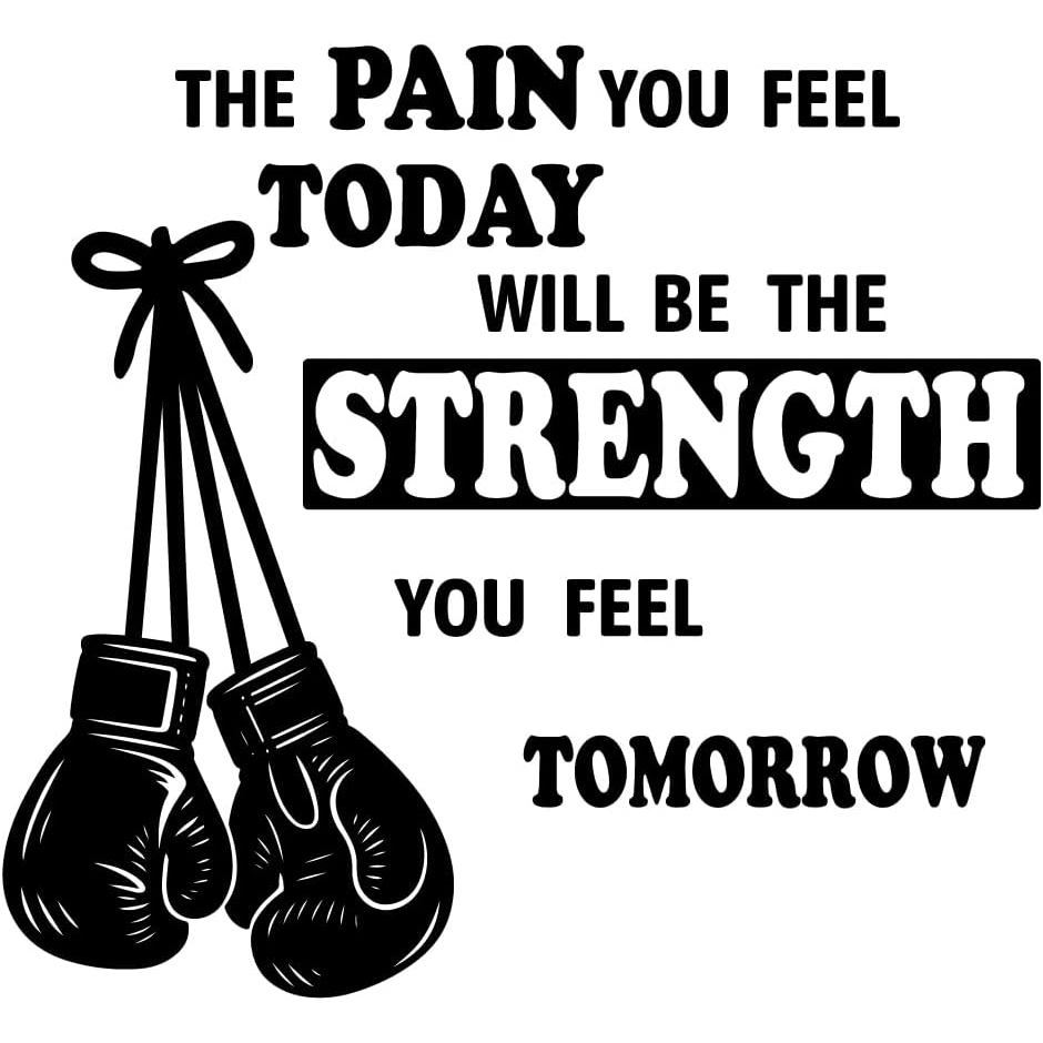 SUPERDANT สติ๊กเกอร์ติดผนังมวยคําคมสร้างแรงบันดาลใจสติ๊กเกอร์ติดผนังถุงมือมวยผนังศิลปะภาพจิตรกรรมฝาผ