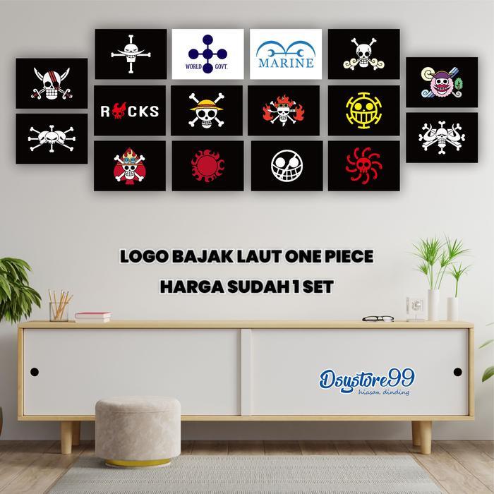 [16 ชิ้น] โปสเตอร์ธงโจรสลัด - PIRATE FLAG