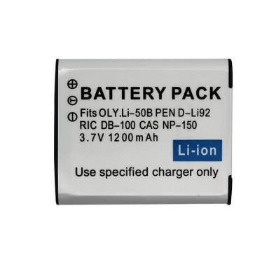 Li-50B battery is suitable for Olympus U1010 1020 1030 U8000 U6000 XZ1 camera