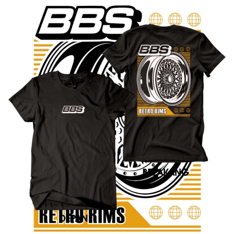 Velg Bbs Mesh Rs Retro Rims Tshirt เสื้อไมโครไฟเบอร์