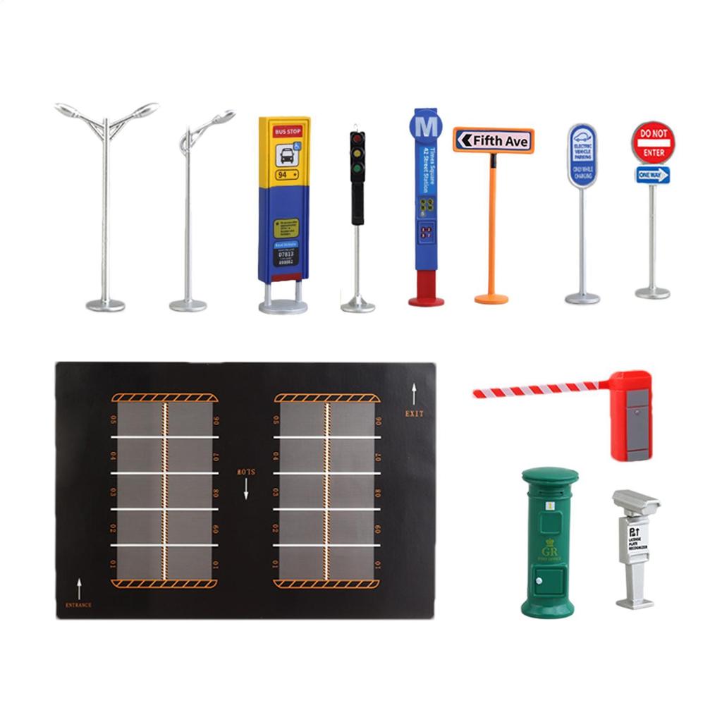 Street Signs Toys Street Road Signs Kids Road Signs KidsToy Traffic Signs Urban Transportation Model