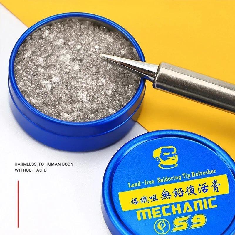 Mechanic S9 Series ปลายหัวแร้งไร้สารตะกั่ว Refresher Clean Paste สําหรับหัวฉีดเชื่อม Oxide Solder He
