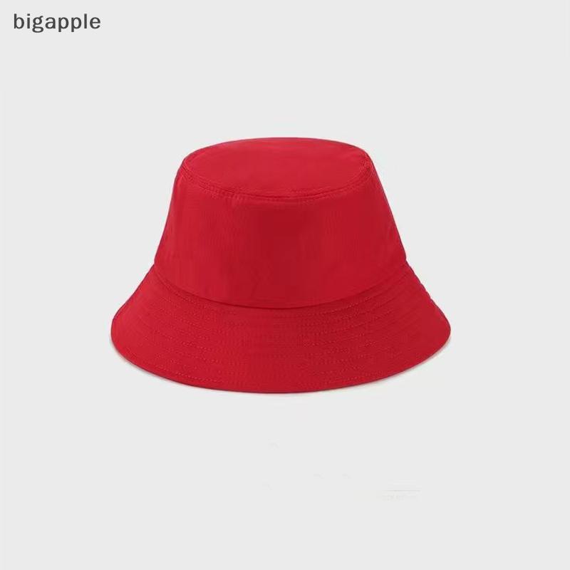 Bigapple หมวกบักเก็ตสําหรับผู้หญิงปีกกว้างขนาดใหญ่สีกลางแจ้งหมวกกันแดดแบบพกพาหมวกพับได้ RDG