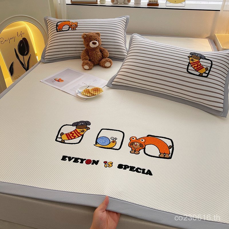 ผ้าไหมน้ําแข็งน่ารักClass A Cool Feeling Doudouเครื่องล้างทําความสะอาดได้นักเรียนฤดูร้อนCool Mat Coo