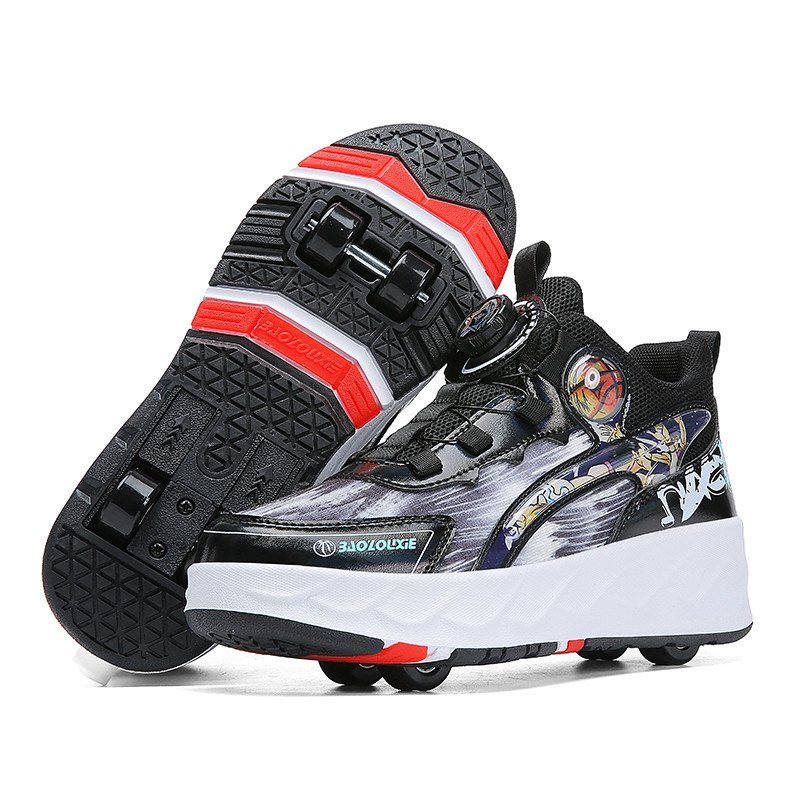 Hokkien Shop Small Wheel Runaway Shoes Children Roller Skate Shoe Size