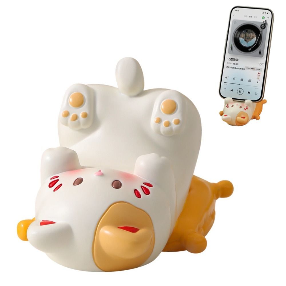 ที่วางโทรศัพท์ LONEMI,ที่ใส่แว่นตาการ์ตูนขนาดเล็ก,เรซินแบบพกพานอนแมวรูปร่างขาตั้งโทรศัพท์ตกแต่งบ้าน - รูปที่ 5