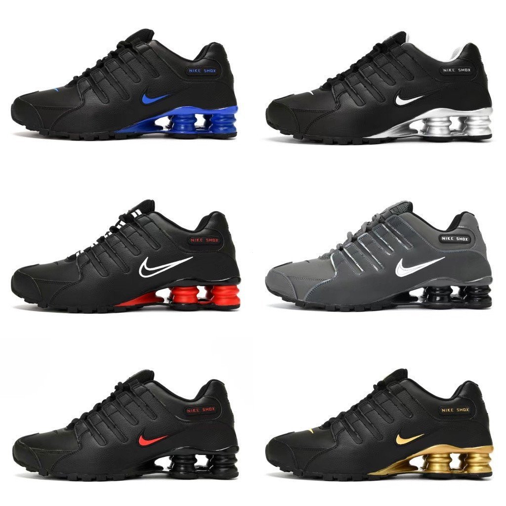 SHOX NZ รองเท้ากีฬาผู้ชาย Retro Air คอลัมน์กันกระแทกรองเท้าวิ่ง (ขนาด 40-46) รองเท้ากีฬาผู้ชายขนาดให