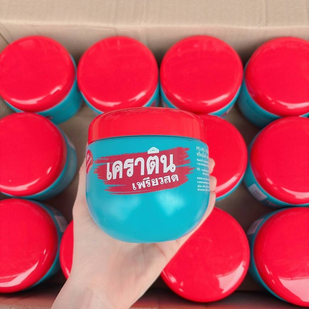 เคราตินเพียวสด บำรุงผมเสีย ผมเเห้งชี้ฟู เคราติน  ขนาด 500มล.