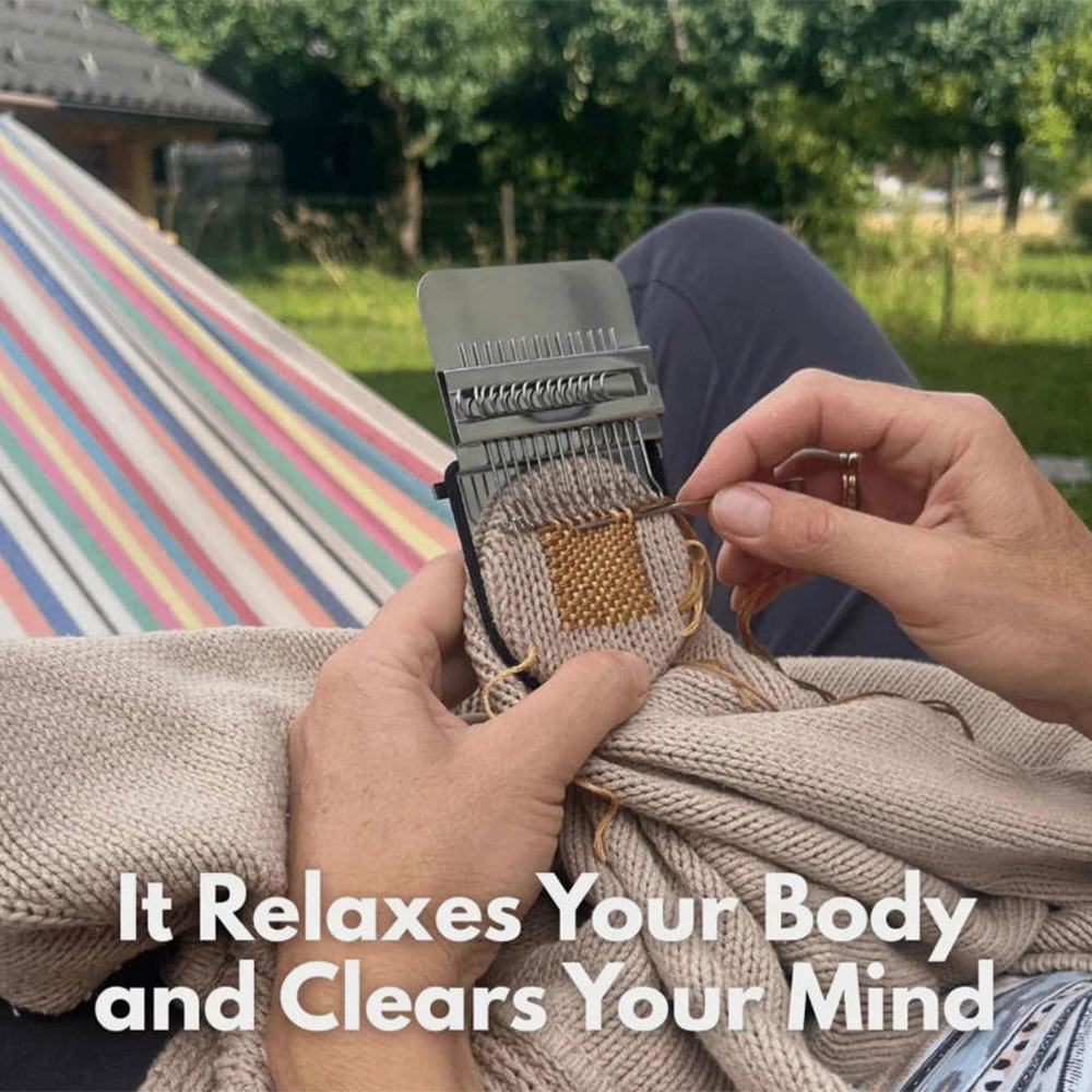 Knit Patch Loom kit, Patch Maker Loom, Knitpatch Patchmaker 2.0 Kit