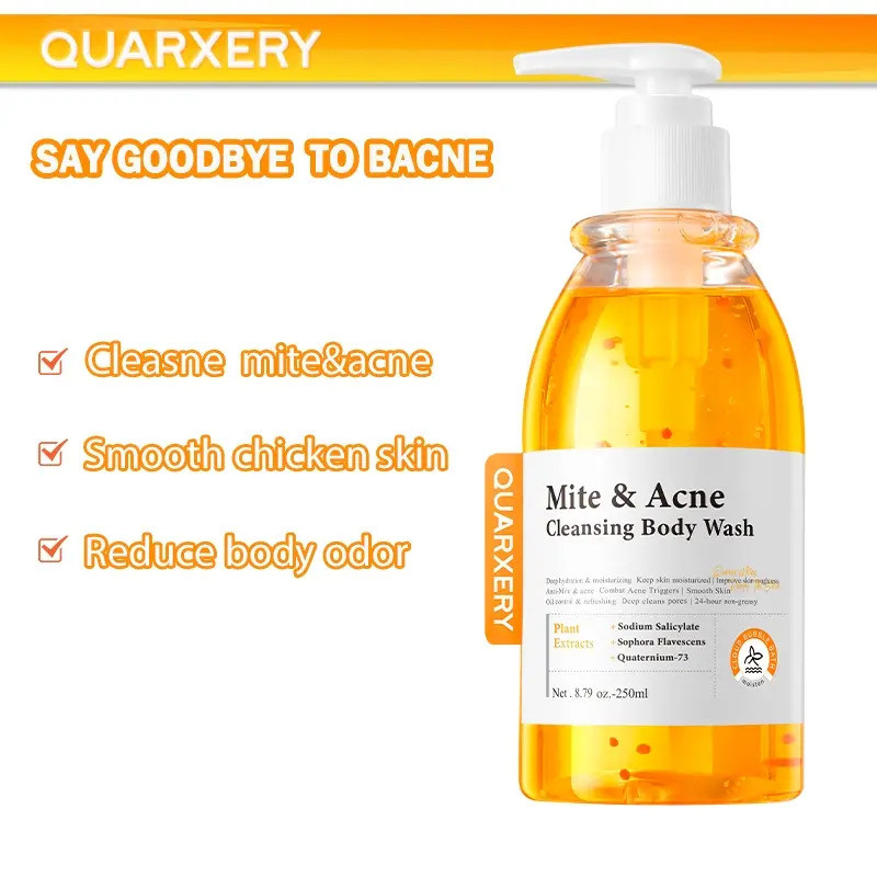QUARXERY เจลอาบน้ําป้องกันสิวและไรออลสกิน