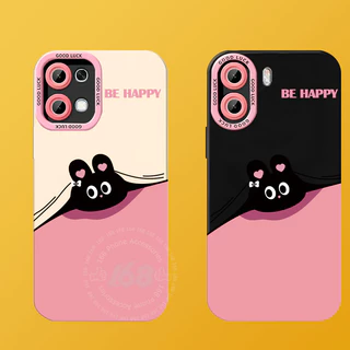 เคส OPPO A6 Pro 5G เคส OPPO A6X A6T A6S เคสน่ารักรูปกระต่าย ป้องกันแรงกระแทกพร้อมที่ป้องกันกล้อง หนังสายคล้องโทรศัพท์ ซิลิโคนด้านนุ่ม กันรอยนิ้วมือ