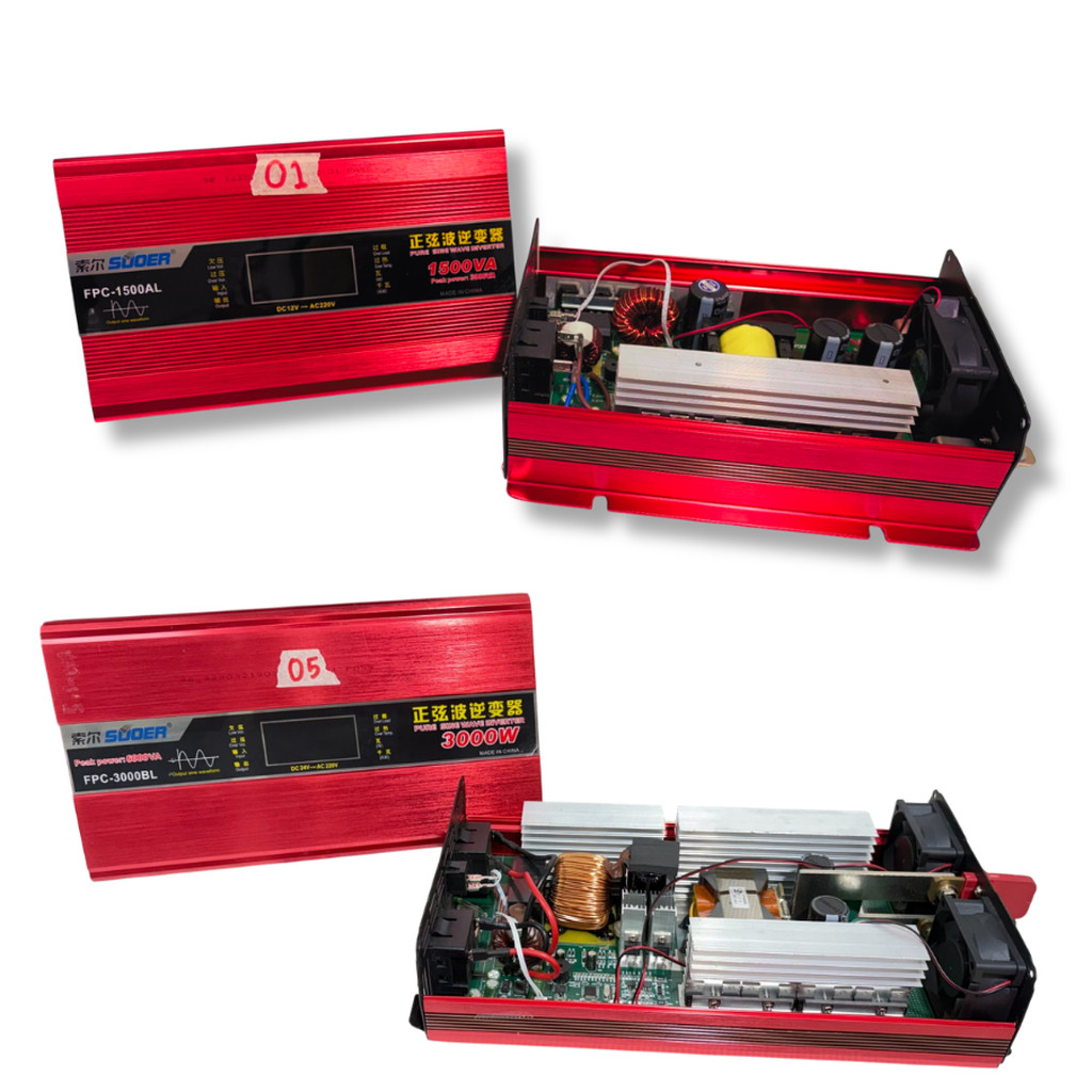 [ 1 Pcs ] INVERTER PURE SINE WAVE SUOER อินเวอเตอร์ ตัวโชว์ บอดี้มีตำหนิ ประกันสิน 7 วัน ตามเงื่อนไข