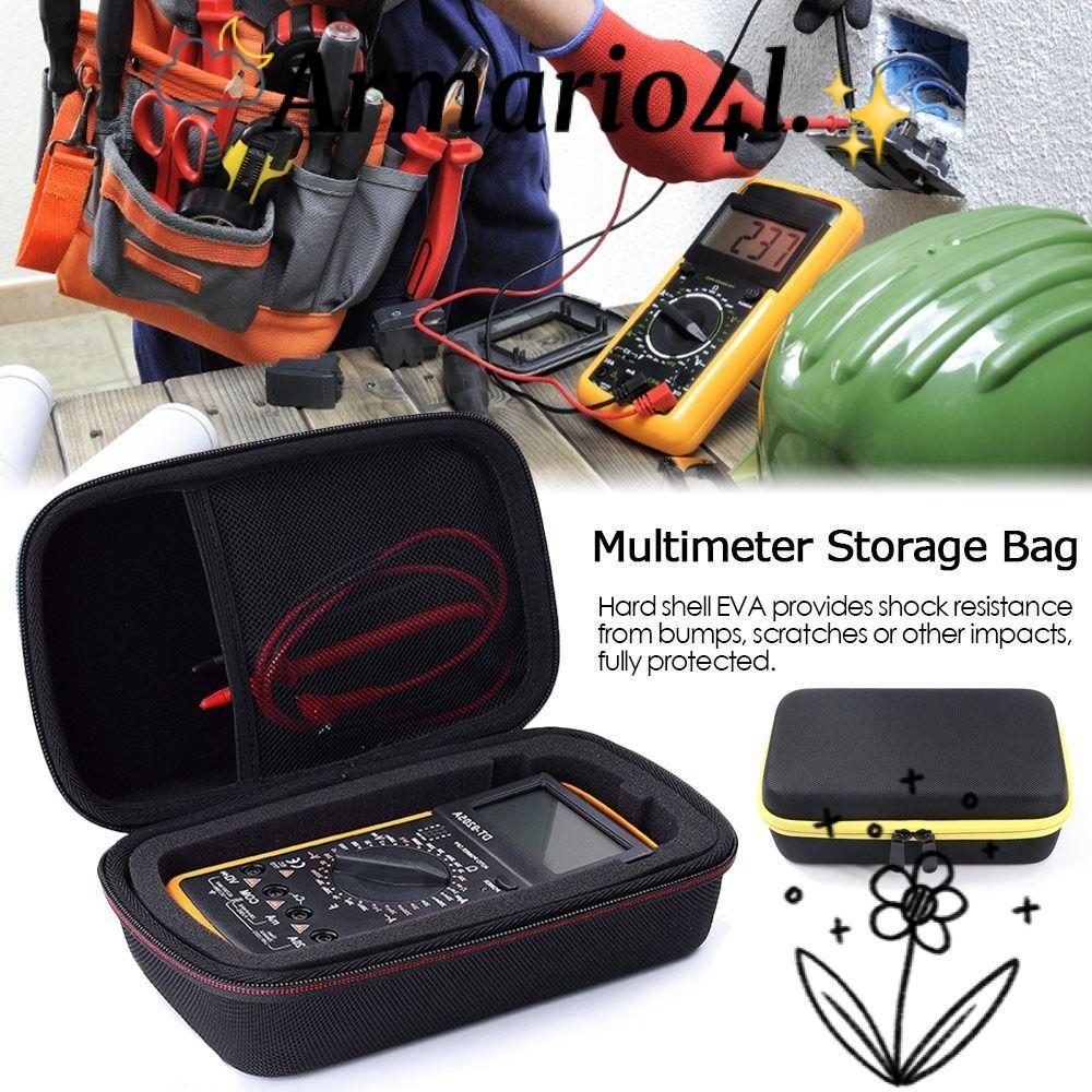 ARMARIO กระเป๋าเก็บมัลติมิเตอร์ Hard สําหรับ Fluke Travel Zipper Bag สําหรับ Fluke