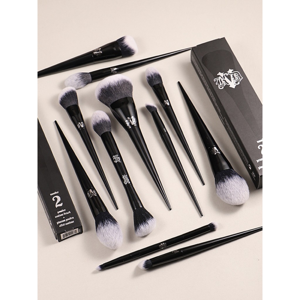 Kvd Foundation Brush แปรงคอนซีลเลอร์ Soft Bristle แปรงอายแชโดว์ Eye Makeup Smudge Lying Silkworm Eye