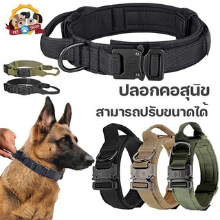 ปลอกคอสุนัข M/L/XL แบบไนล่อน ทนทานแข็งแรง ปรับขนาดได้ สำหรับสุนัขขนาดกลางใหญ่
